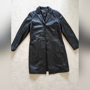 Danier Below Knee Leather Jacket